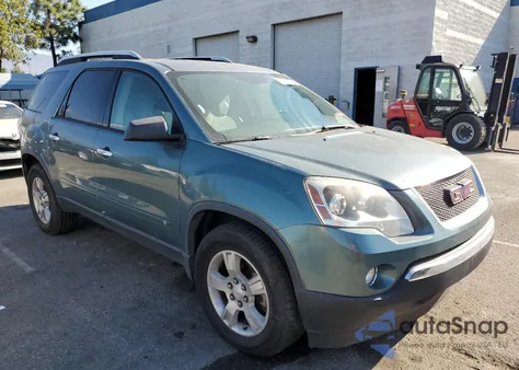 2009 GMC Acadia Sle z USA, uszkodzony, nr VIN 1GKER13D39J106292